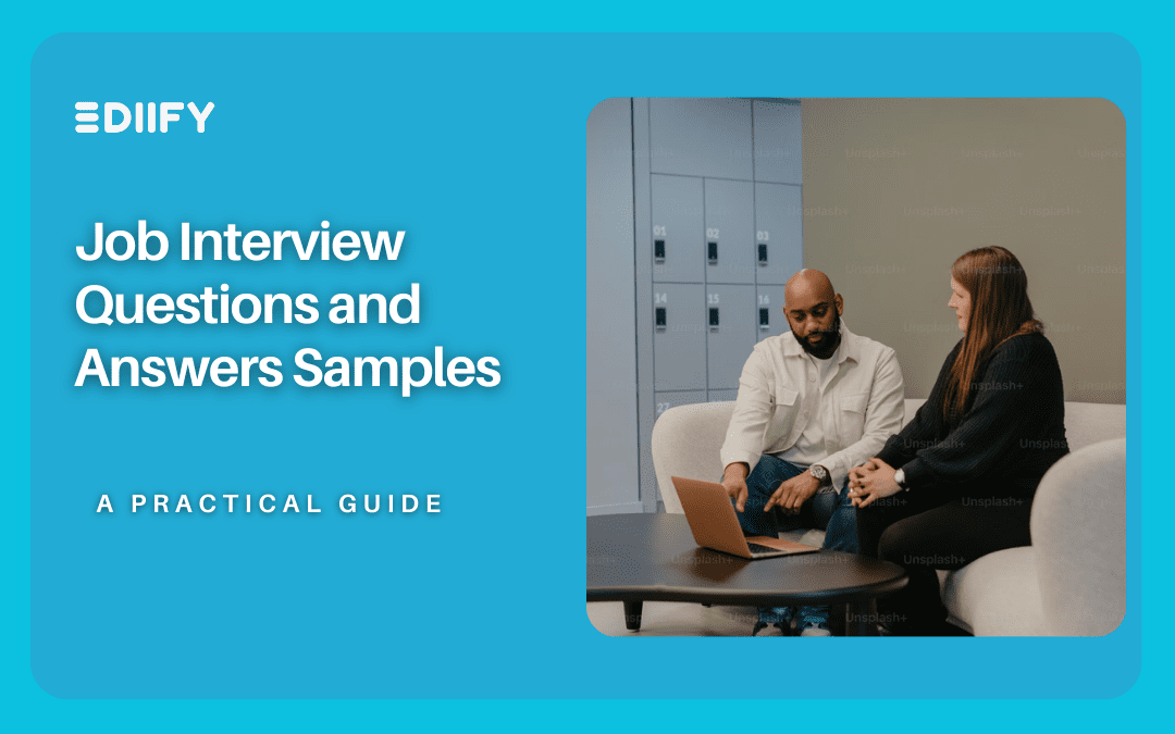 job interview questions and answers sample