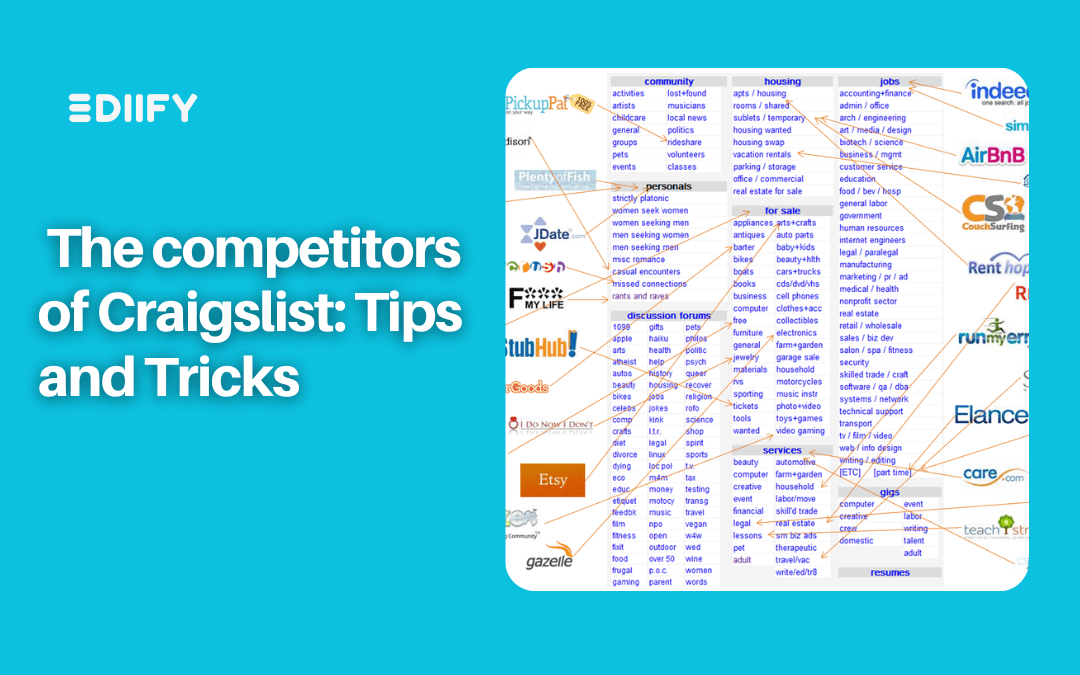 The competitors of Craigslist: Tips and Tricks