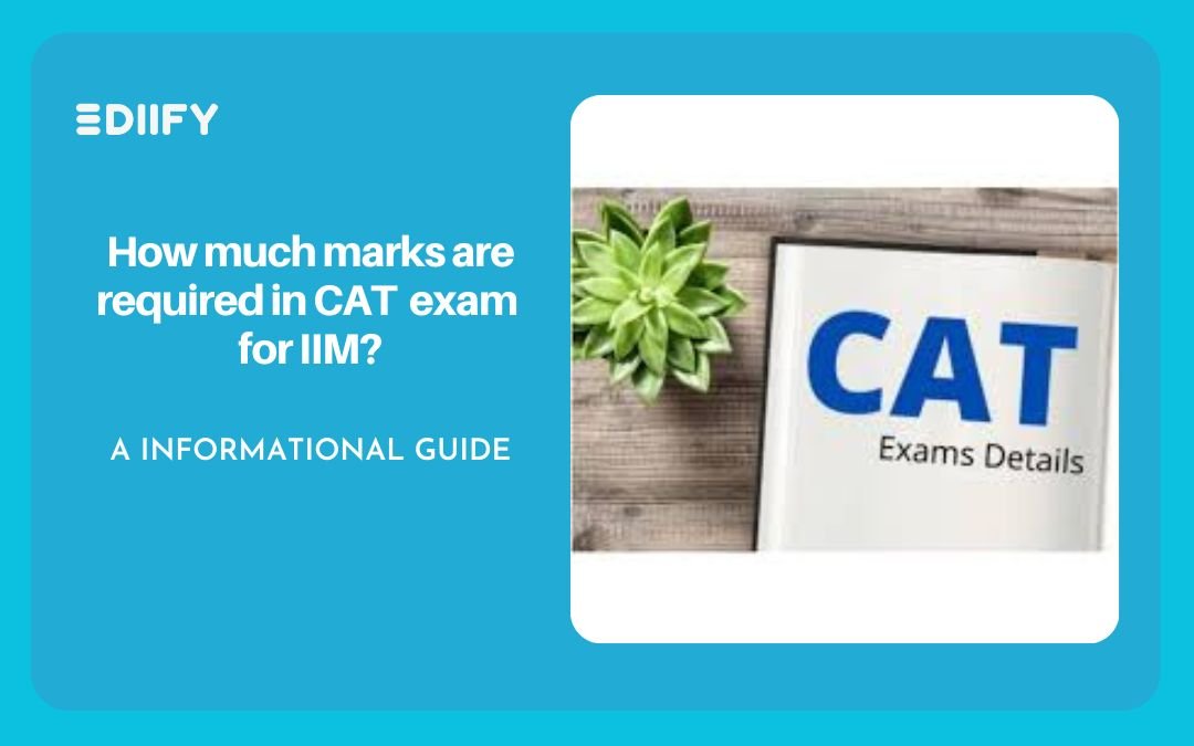 how much marks required in cat for iim